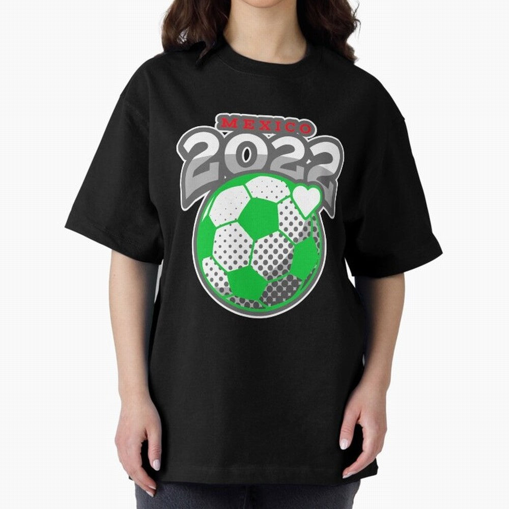 Mexico Futbol 2022 , Futbol Soccer Oversized T-Shirt Bring Trophy Dreams to FIFA World Cup 2026 Inspired by Messi, Netherlands Energy, Vintage Soccer Flavor, Modern Football Stars, National Flags and Final Night Emotion; Created for Match Day