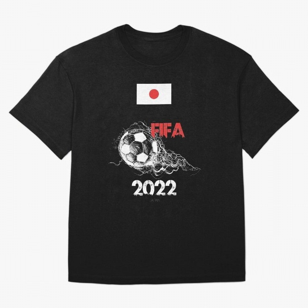 World Cup Qatar 2022 Japan Oversized T-Shirt Follow Global Football Passion for FIFA World Cup 2026 USA Canada Mexico, with Cristiano Ronaldo, Argentina, France and Brazil, Supporter Pride, Iconic Celebrations, Legendary Names and Global Match Day