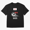 World Cup Qatar 2022 Japan Oversized T-Shirt Follow Global Football Passion for FIFA World Cup 2026 USA Canada Mexico, with Cristiano Ronaldo, Argentina, France and Brazil, Supporter Pride, Iconic Celebrations, Legendary Names and Global Match Day