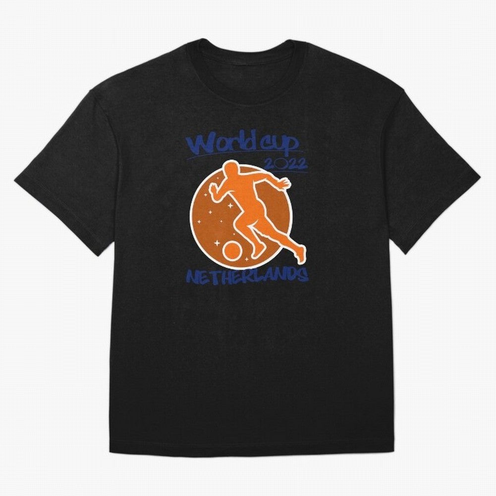 Netherlands World Cup 2022 Oversized T-Shirt Join Supporters Worldwide for FIFA World Cup 2026 Centered on Mbappe, France Energy, Stadium Memories, Football Loyalty, International Chants and Championship Tradition; Perfect for Supporters Who Want