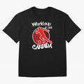 Canada World Cup 2022 Oversized T-Shirt Represent Football Lovers during Global Football Passion for FIFA World Cup 2026, Featuring Neymar, Haaland and Cristiano Ronaldo, England and Germany, Championship Spirit, Famous Goals, Roaring Crowds and