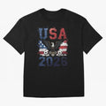 USA 2026 Soccer Eagle - World Cup Football Oversized T-Shirt Bring Stadium Energy to Global Football Passion for FIFA World Cup 2026 USA Canada Mexico, Connected to Messi, CR7 and Mbappe, Spain, Football Festival Excitement, Trophy Ambitions,