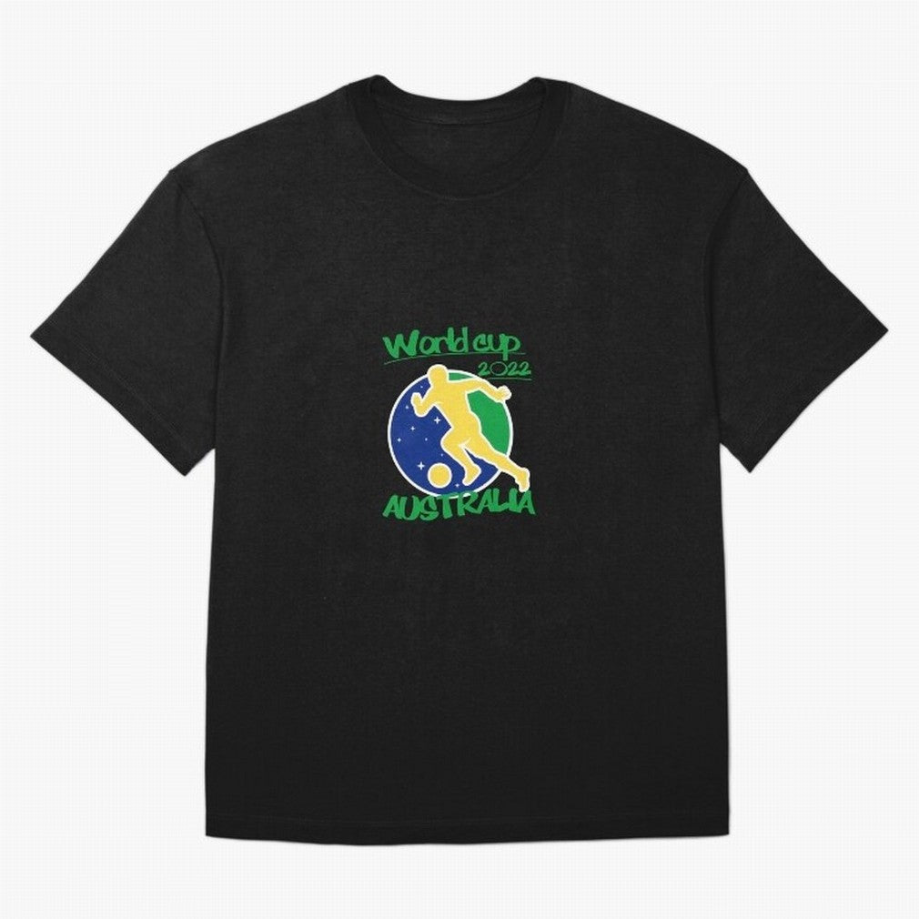 Australia World Cup 2022 Oversized T-Shirt Follow the Final Road of FIFA World Cup 2026 Filled with CR7, Spain Energy, Fan Favorite Moments, National Team Passion, Big Match Drama and Soccer History; Perfect for Supporters Who Want Bold Football