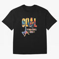 Goal World Soccer Championship 2026 Oversized T-Shirt Celebrate Golden Goal Energy in FIFA World Cup 2026 Group Stage Connected to Mbappe and Neymar, Brazil Energy, Football Passion, Legendary Performances, Festival Vibes and Supporter Community;