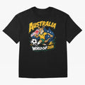 Australia World Cup 2026 Kangaroo Soccer Fan Art Oversized T-Shirt Celebrate the Next Chapter of FIFA World Cup 2026 Group Stage Celebrating Neymar, Portugal Energy, Supporter Pride, Iconic Celebrations, Legendary Names and Global Match Day Energy;