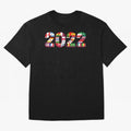 All the 32 Teams that Played in 2022 in Qatar for Football Fans Oversized T-Shirt Unlock FIFA World Cup 2026 Group Stage for Fans of Neymar, Haaland and Cristiano Ronaldo and England and Germany, Bringing Football History, Final Match Energy, Crowd