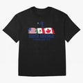 2026 North America Soccer World Tour - USA Mexico Canada Oversized T-Shirt Join Supporters Worldwide for Match Day Hype around FIFA World Cup 2026, Haaland and Mbappe, Portugal, Spain and Germany, Football Festival Excitement, Trophy Ambitions,
