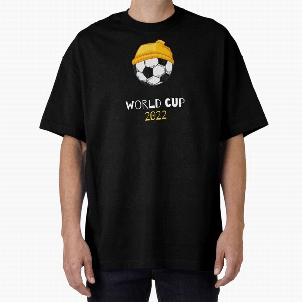 World Cup 2022 Qatar Oversized T-Shirt Show Match Day Excitement for FIFA World Cup 2026 USA Canada Mexico Spirit, Made for England and Germany, Messi, Championship Spirit, Famous Goals, Roaring Crowds and International Football Unity; Ideal for