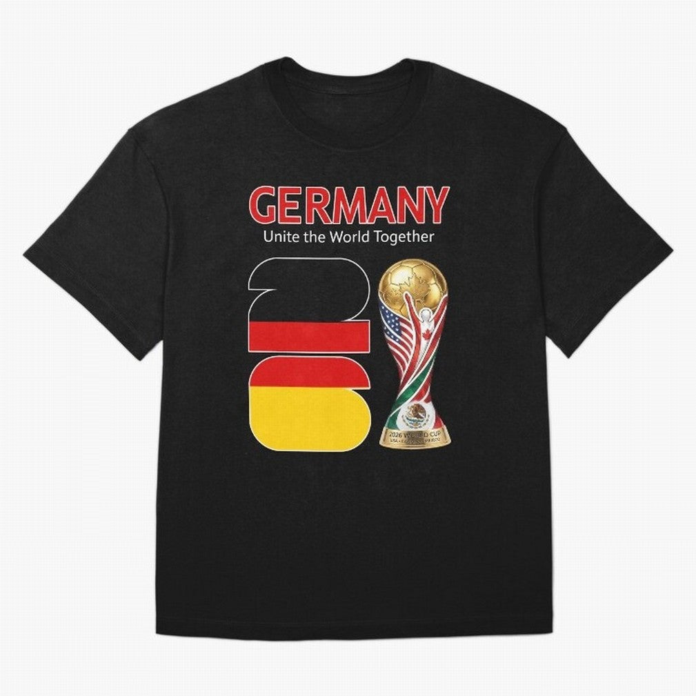 World Cup 2026, IMG 031, GERMANY 001 Oversized T-Shirt Celebrate the Road through FIFA World Cup 2026 Group Stage Spirit, Highlighting England, Mbappe and Neymar, Football Festival Excitement, Trophy Ambitions, Country Rivalries and Star Player