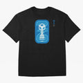 Mundial 26 USA Fan Trophy ¨C Retro Soccer World Cup Inspired Graphic ¨C Modern Football Art Design Oversized T-Shirt Fuel Your Fan Pride for FIFA World Cup 2026 Group Stage Filled with Cristiano Ronaldo, Haaland and CR7, Brazil, Portugal and