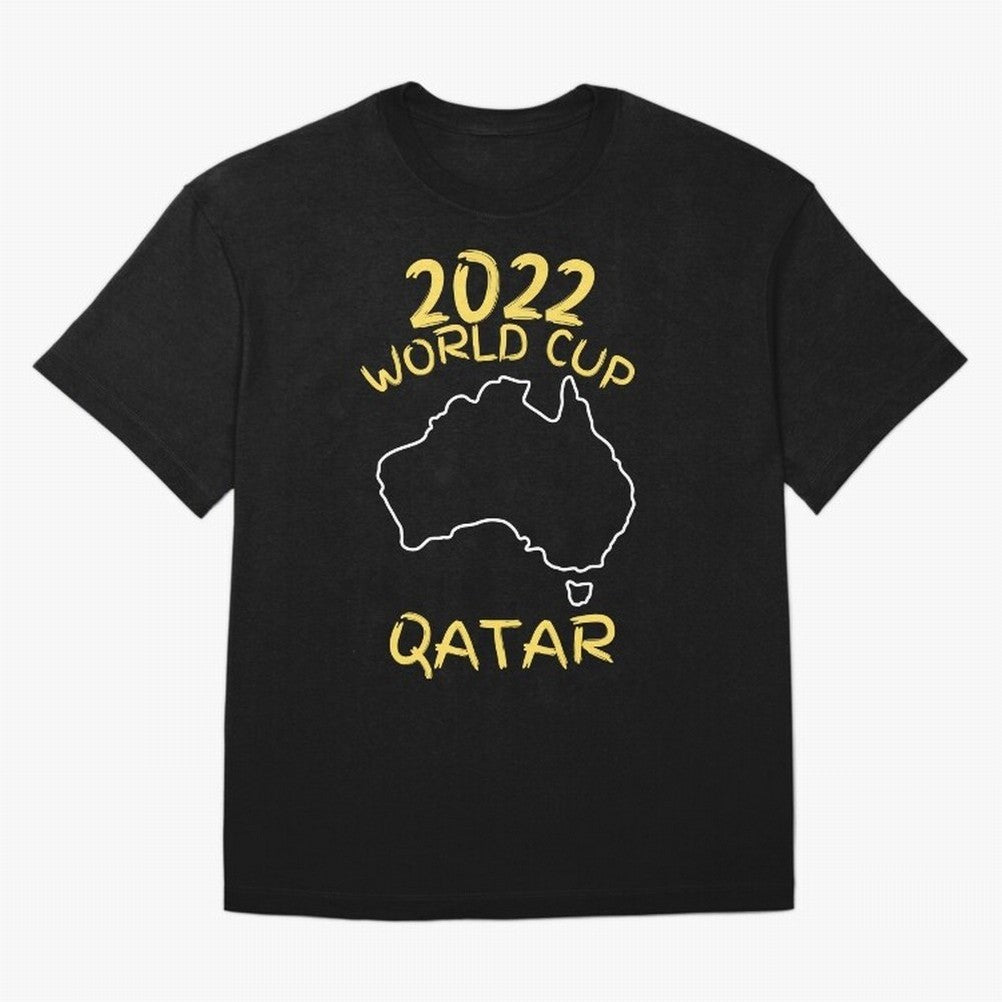 Socceroos World Cup 2022 Qatar Oversized T-Shirt Back the Journey through the FIFA World Cup 2026 Journey through Haaland Highlights, France and Portugal Pride, Football Festival Excitement, Trophy Ambitions, Country Rivalries and Star Player Buzz;
