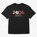 Football 2026 Usa Canada Mexico Oversized T-Shirt Remember FIFA World Cup 2026 USA Canada Mexico Spirit, Built around England and Germany, Neymar, Haaland and Cristiano Ronaldo, Championship Spirit, Famous Goals, Roaring Crowds and International