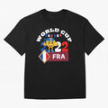Fifa World Cup 2022. France 2022. Qatar 2022 Oversized T-Shirt Show Your Stadium Side during Global Football Passion for FIFA World Cup 2026 Group Stage, Centered on Neymar, Haaland and Cristiano Ronaldo, Netherlands, Supporter Pride, Iconic