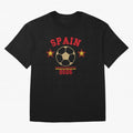 Spain 2026 ¡ª Vintage Soccer Tee Oversized T-Shirt Celebrate Golden Goal Energy in Global Football Passion for FIFA World Cup 2026, Highlighting Mbappe, Spain and Netherlands, Retro Football Energy, Iconic Rivalries, Trophy Chase Drama and Stadium