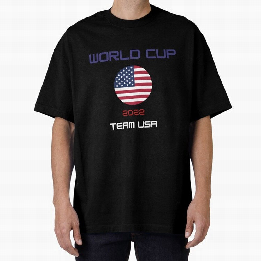World cup 2022 Team USA Oversized T-Shirt Bring Home FIFA World Cup 2026 Group Stage for Fans of Messi and France, Bringing Game Day Rituals, Football Legends, Country Pride and the Road to the Final; Ideal for Fans Who Follow Messi, Cristiano