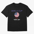 World cup 2022 Team USA Oversized T-Shirt Bring Home FIFA World Cup 2026 Group Stage for Fans of Messi and France, Bringing Game Day Rituals, Football Legends, Country Pride and the Road to the Final; Ideal for Fans Who Follow Messi, Cristiano