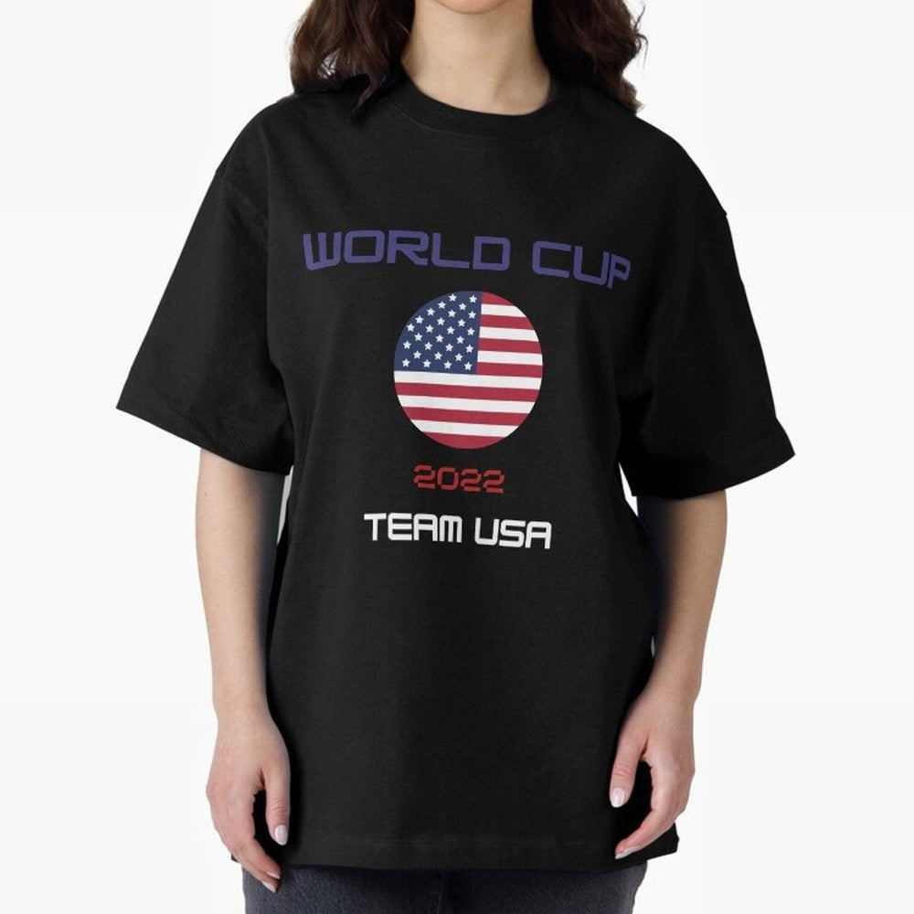 World cup 2022 Team USA Oversized T-Shirt Bring Home FIFA World Cup 2026 Group Stage for Fans of Messi and France, Bringing Game Day Rituals, Football Legends, Country Pride and the Road to the Final; Ideal for Fans Who Follow Messi, Cristiano