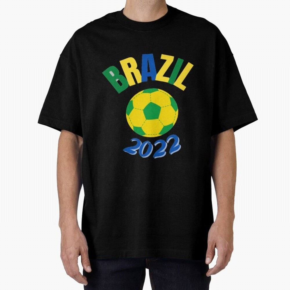Brazil FIFA world cup 2022 T shirt Oversized T-Shirt Turn Every Weekend Toward the FIFA World Cup 2026 USA Canada Mexico Journey through Haaland and Mbappe Highlights, Argentina and Brazil Pride, Soccer Culture, Superstar Moments, National Team