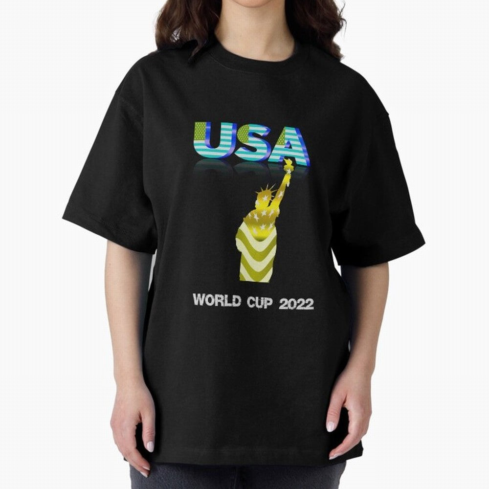 USA World Cup 2022 Oversized T-Shirt Celebrate the Magic of the FIFA World Cup 2026 Journey through Cristiano Ronaldo, Haaland and CR7 Highlights, Germany Pride, Match Day Excitement, Supporter Culture, Golden Goals and Global Football Passion;