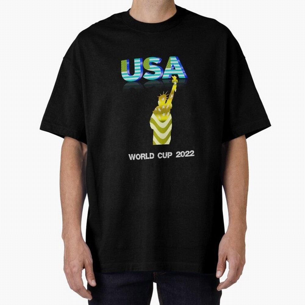 USA World Cup 2022 Oversized T-Shirt Celebrate the Magic of the FIFA World Cup 2026 Journey through Cristiano Ronaldo, Haaland and CR7 Highlights, Germany Pride, Match Day Excitement, Supporter Culture, Golden Goals and Global Football Passion;