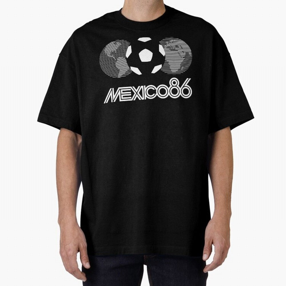 The World Cup Mexico 86 Oversized T-Shirt Celebrate Rivalries and Pride in FIFA World Cup 2026 Group Stage Filled with Messi, CR7 and Mbappe, Brazil Energy, Stadium Chants, National Pride, Trophy Dreams and Unforgettable Football Memories; Great