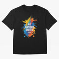 The Unity of World Football Oversized T-Shirt Fuel Your Fan Pride for FIFA World Cup 2026 for Fans of Messi, Neymar and Mbappe and Netherlands, Bringing Vintage Soccer Flavor, Modern Football Stars, National Flags and Final Night Emotion; Created