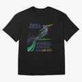 Triangular Goal Art 2026 Oversized T-Shirt Join Supporters Worldwide for FIFA World Cup 2026 Group Stage Spirit, Driven by England, Mbappe, Tournament Hype, Historic Matchups, Family Viewing Parties and Global Sports Pride; Made for Collectors Who