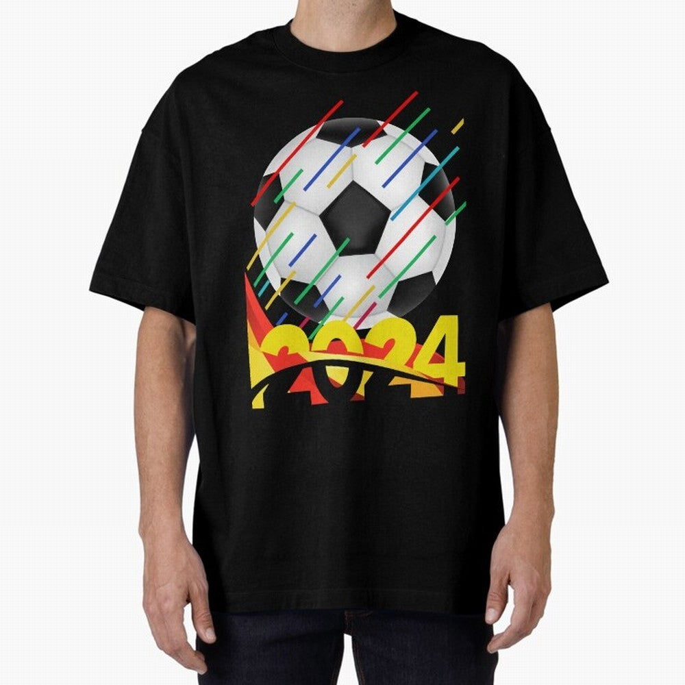 FOOTBALL 2024 Oversized T-Shirt Celebrate Unforgettable Nights in Match Day Hype around FIFA World Cup 2026, Mbappe, Argentina, Global Supporter Spirit, Legendary Goals, National Colors and Tournament Celebration; Made for Die Hard Supporters,
