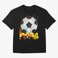 FOOTBALL 2024 Oversized T-Shirt Celebrate Unforgettable Nights in Match Day Hype around FIFA World Cup 2026, Mbappe, Argentina, Global Supporter Spirit, Legendary Goals, National Colors and Tournament Celebration; Made for Die Hard Supporters,