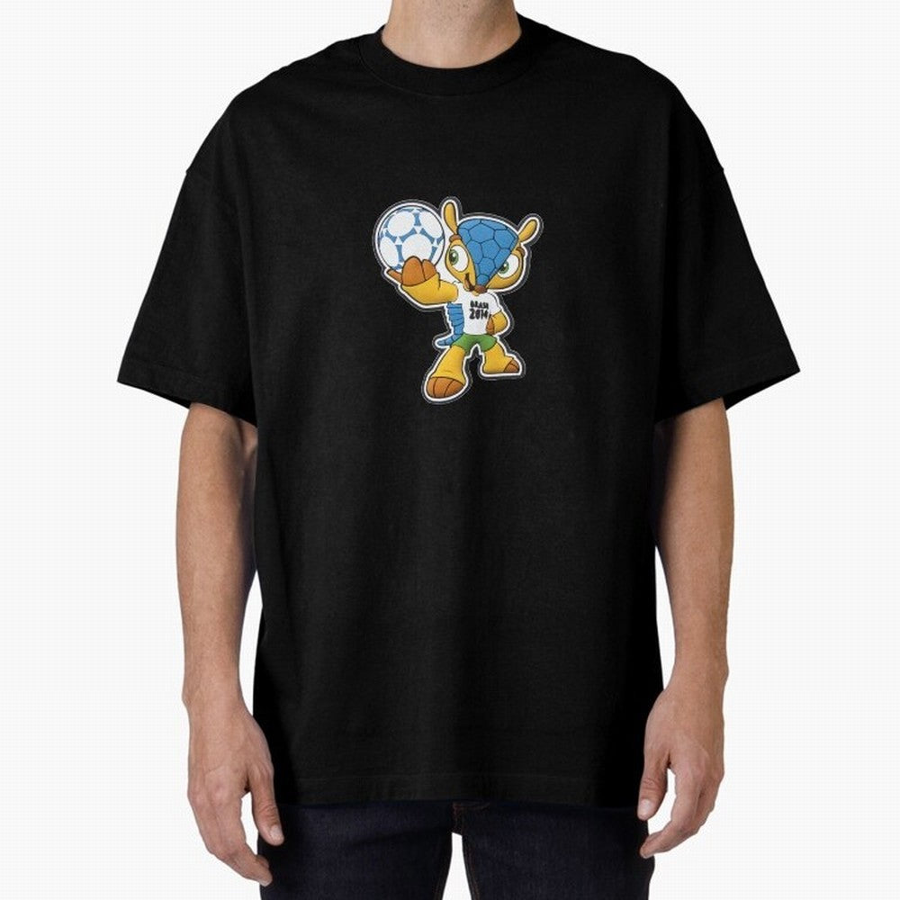 Brazil 14 Oversized T-Shirt Celebrate the Stars of FIFA World Cup 2026 USA Canada Mexico Spirit, with Argentina and Brazil, Messi, CR7 and Mbappe, Sports Nostalgia, International Competition, Famous Players and Unforgettable Victories; Ideal for
