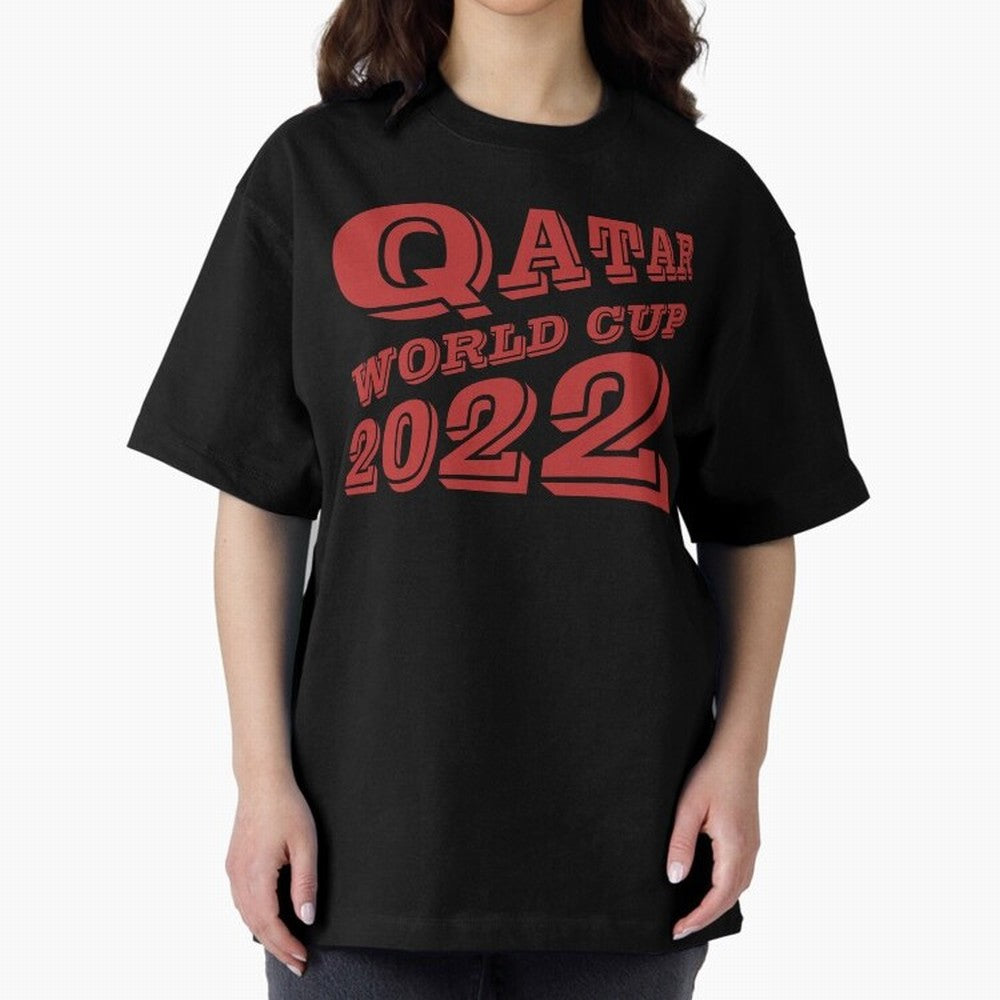 Qatar World Cup 2022 Oversized T-Shirt Celebrate the Stars of the FIFA World Cup 2026 Group Stage Journey through Messi and Cristiano Ronaldo Highlights, England Pride, Fan Favorite Moments, National Team Passion, Big Match Drama and Soccer