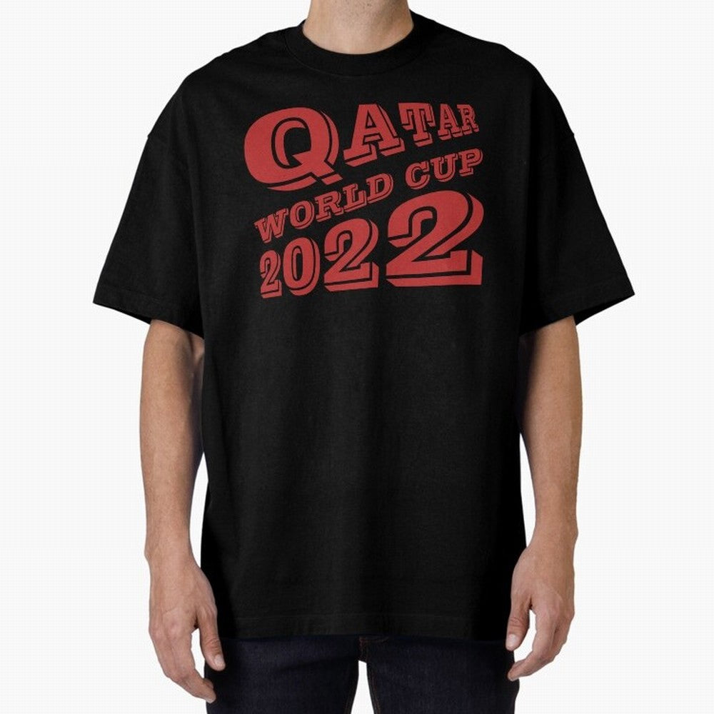 Qatar World Cup 2022 Oversized T-Shirt Celebrate the Stars of the FIFA World Cup 2026 Group Stage Journey through Messi and Cristiano Ronaldo Highlights, England Pride, Fan Favorite Moments, National Team Passion, Big Match Drama and Soccer
