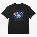 Australia Soccer 2026: Grunge Flag & Football Pride Oversized T-Shirt Show Your Love for FIFA World Cup 2026 Group Stage for Fans of Messi, CR7 and Mbappe and Brazil, Portugal and Argentina, Bringing Championship Spirit, Famous Goals, Roaring