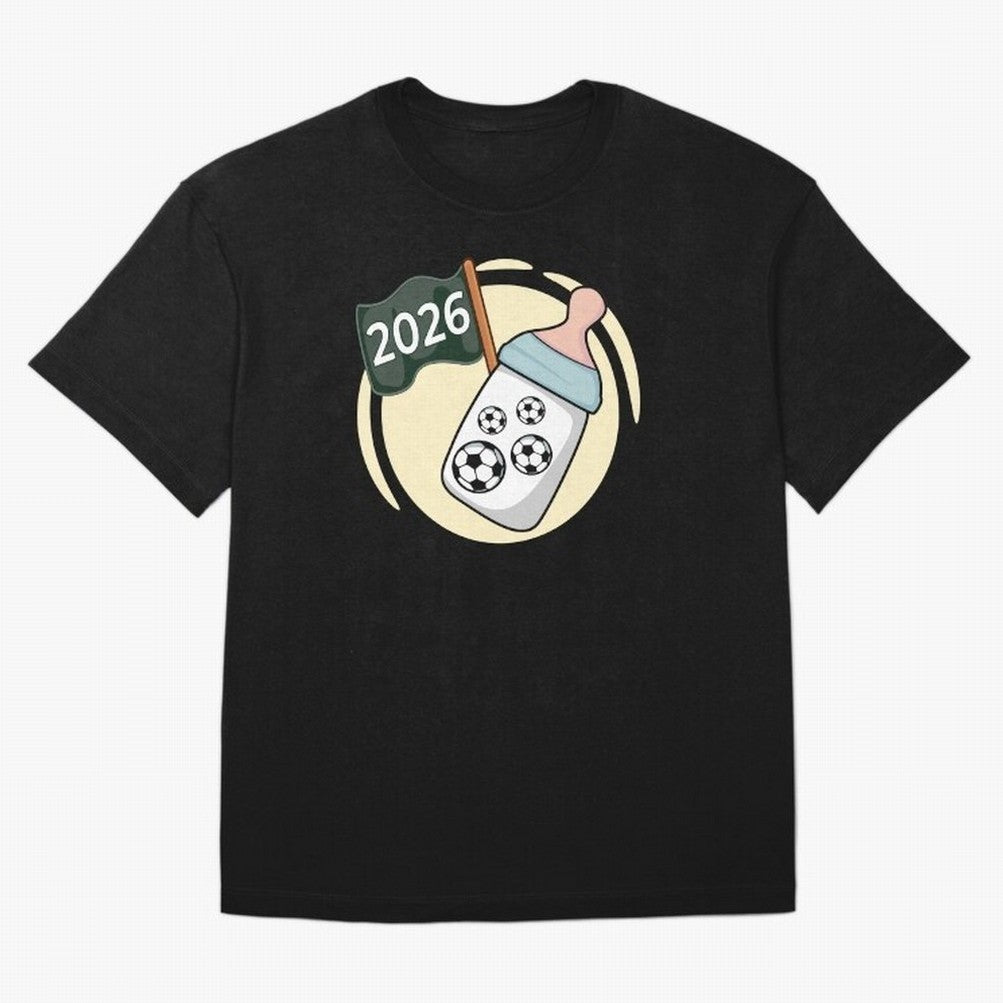 Baby 2026 FOOTBALL Oversized T-Shirt Follow Every Goal of Global Football Passion for FIFA World Cup 2026 Group Stage, Made for Cristiano Ronaldo, Haaland and CR7, Spain and Netherlands, Champion Mindset, Group Stage Buzz, Knockout Tension and