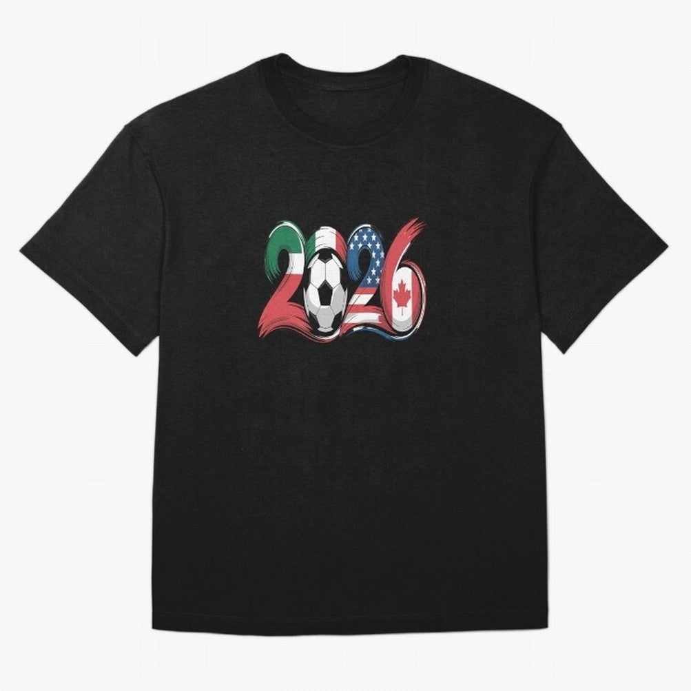 2026 Soccer Play Game Year Players Oversized T-Shirt Support FIFA World Cup 2026 for Fans of CR7 and Messi and Portugal, Spain and Germany, Bringing Football History, Final Match Energy, Crowd Noise and Once in a Lifetime Moments; Made for Die Hard