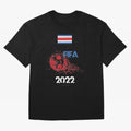 World Cup Qatar 2022 Costa Rica Oversized T-Shirt Unlock Global Football Passion for FIFA World Cup 2026, Connected to Haaland, England, France and Netherlands, Champion Mindset, Group Stage Buzz, Knockout Tension and Passionate Fan Culture;
