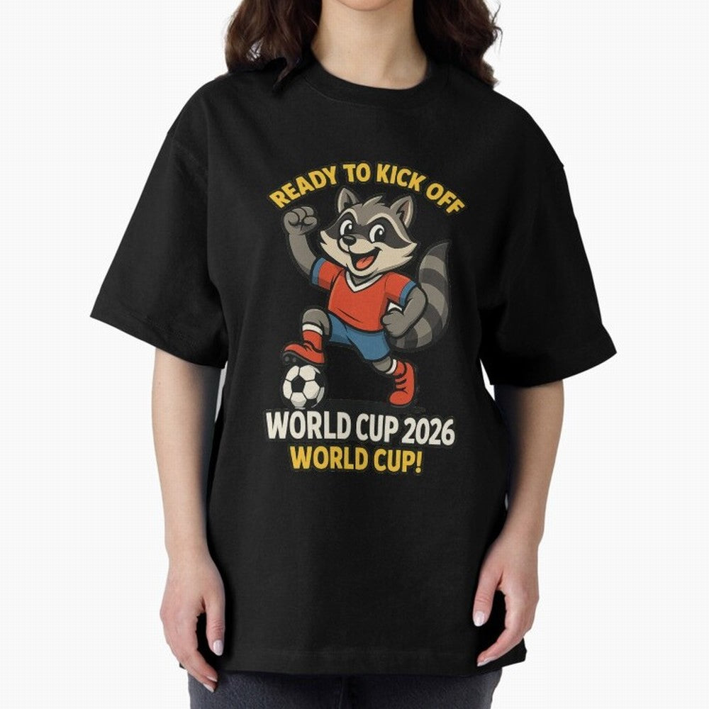 world cup 2026 Oversized T-Shirt Show Up for the Glory of FIFA World Cup 2026 USA Canada Mexico Spirit, Connected to Germany, Messi, CR7 and Mbappe, Sports Nostalgia, International Competition, Famous Players and Unforgettable Victories; Built for