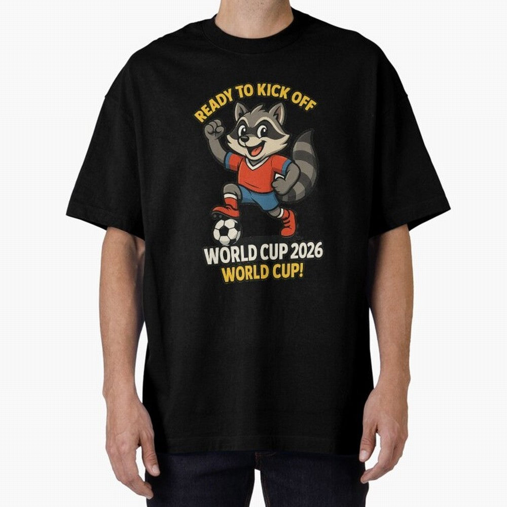 world cup 2026 Oversized T-Shirt Show Up for the Glory of FIFA World Cup 2026 USA Canada Mexico Spirit, Connected to Germany, Messi, CR7 and Mbappe, Sports Nostalgia, International Competition, Famous Players and Unforgettable Victories; Built for