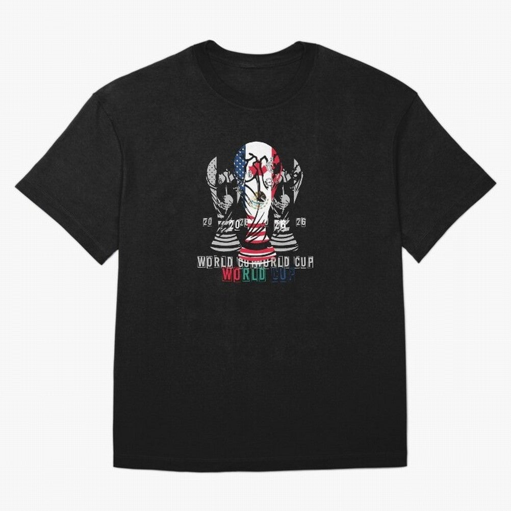 Fifa world cup 2026 USA - Mexico - canada T-Shirt_84601424 Oversized T-Shirt Refresh Global Football Passion for FIFA World Cup 2026 USA Canada Mexico, with Cristiano Ronaldo, Haaland and CR7, Portugal, Worldwide Fan Energy, Dramatic Goals, Stadium