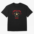 England ¡ª Vintage Soccer Tee Oversized T-Shirt Bring Legendary Rivalry Energy to FIFA World Cup 2026 for Fans of CR7 and Germany, Bringing Vintage Soccer Flavor, Modern Football Stars, National Flags and Final Night Emotion; Ideal for Football