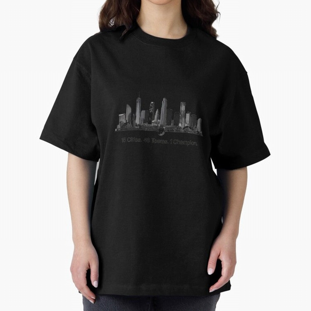 16 Cities 48 Teams 1 Champion World Cup 2026 Soccer T-Shirt_83656371 Oversized T-Shirt Bring Trophy Dreams to FIFA World Cup 2026 Spirit, Capturing Netherlands, Messi, Neymar and Mbappe, Supporter Pride, Iconic Celebrations, Legendary Names and