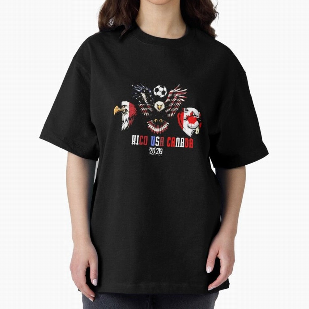 World cup 2026 T-Shirt_84564047 Oversized T-Shirt Bring Legendary Rivalry Energy to FIFA World Cup 2026 for Fans of CR7 and Germany, Bringing Vintage Soccer Flavor, Modern Football Stars, National Flags and Final Night Emotion; Ideal for Football