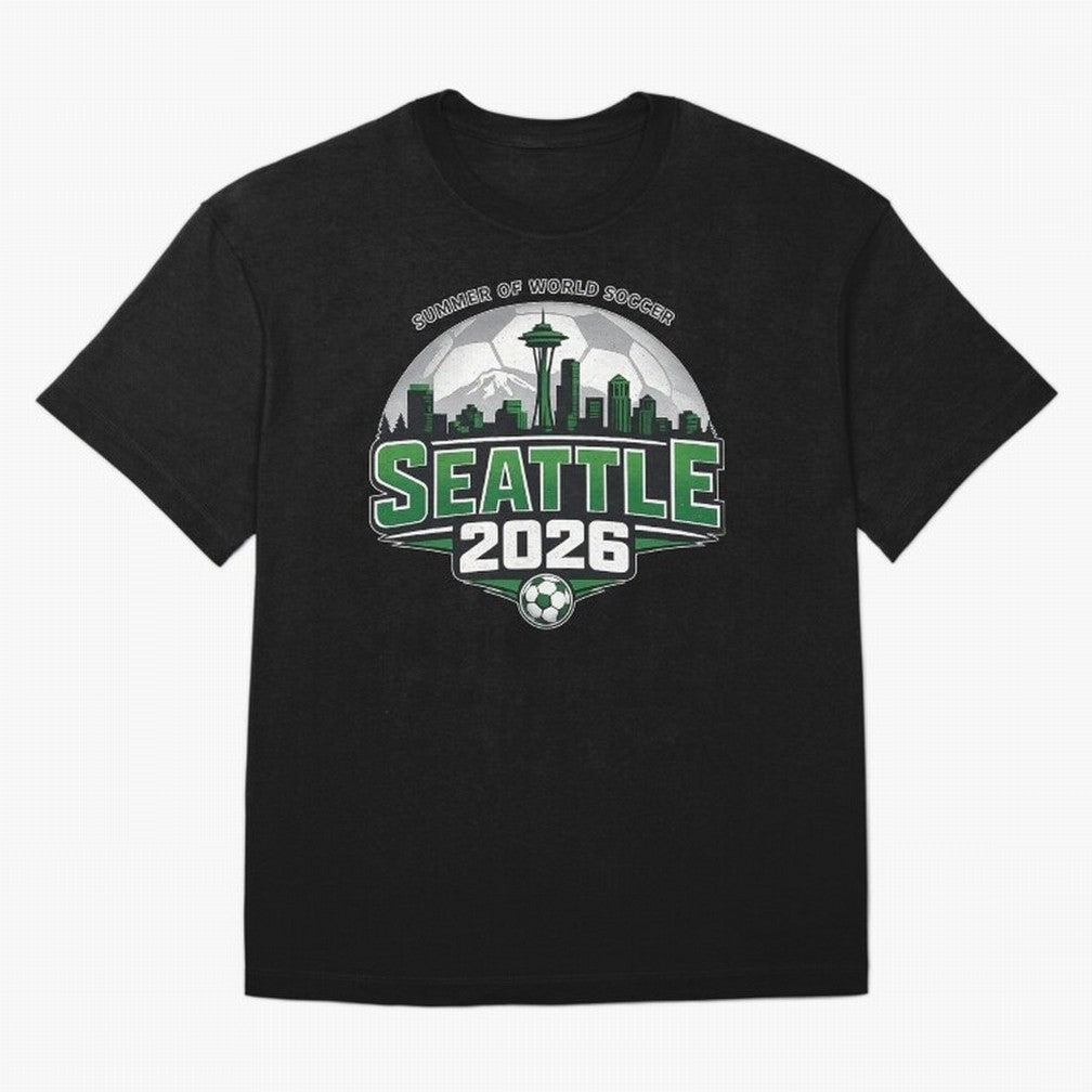 World Soccer Tournament Cup 2026 Seattle Oversized T-Shirt Make Your Look Match Match Day Hype around FIFA World Cup 2026 USA Canada Mexico, Haaland, Netherlands, Football History, Final Match Energy, Crowd Noise and Once in a Lifetime Moments;