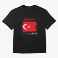 TURKEY WORLD CUP 2026 Oversized T-Shirt Celebrate Fan Culture around Match Day Hype around FIFA World Cup 2026 Group Stage, Messi, Neymar and Mbappe, Spain, Worldwide Fan Energy, Dramatic Goals, Stadium Lights and Championship Celebrations; Made