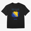 BOSNIA WORLD CUP 2026 Oversized T-Shirt Support Your Favorite Stars during FIFA World Cup 2026 Group Stage for Fans of Messi and Portugal, Bringing Football History, Final Match Energy, Crowd Noise and Once in a Lifetime Moments; Ideal for Fans Who