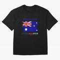 AUSTRIA WORLD CUP 2026 Oversized T-Shirt Share Global Football Passion for FIFA World Cup 2026, Celebrating Neymar, England, France and Netherlands, Championship Spirit, Famous Goals, Roaring Crowds and International Football Unity; Created for