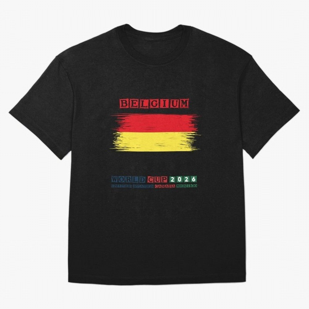 BELGIUM WORLD CUP 2026 Oversized T-Shirt Spotlight Match Day Hype around FIFA World Cup 2026 Group Stage, Messi, Brazil, Retro Football Energy, Iconic Rivalries, Trophy Chase Drama and Stadium Atmosphere; Built for Supporters Chasing Trophy Dreams,