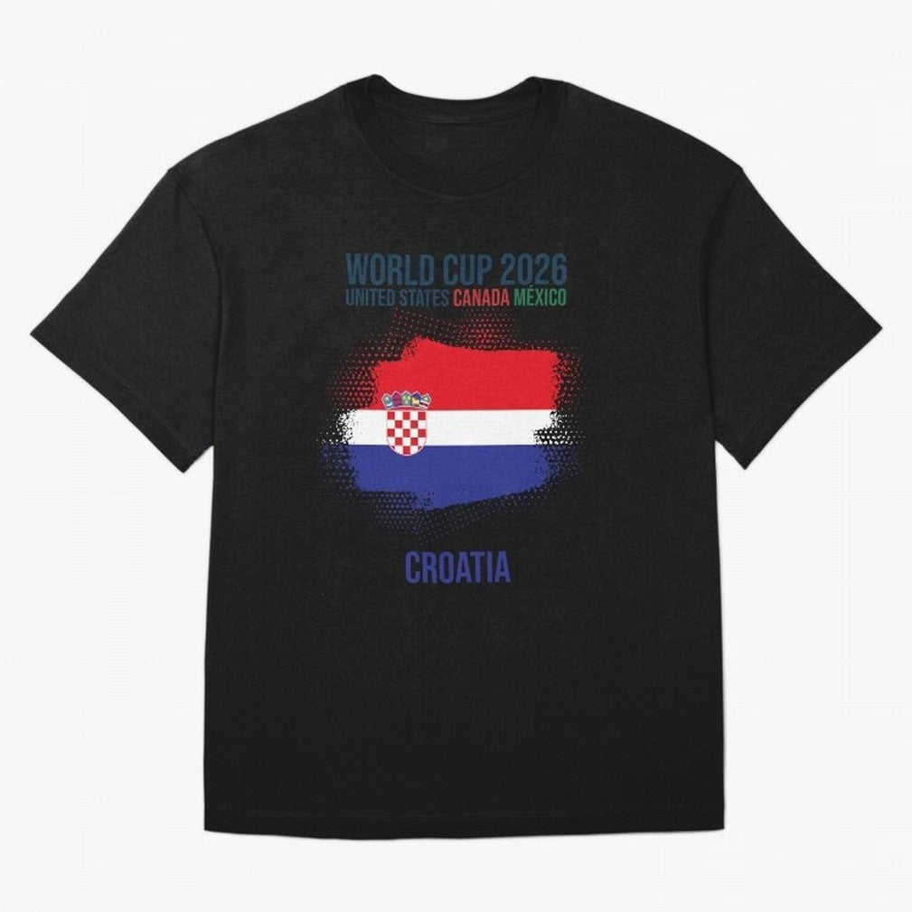 CROATIA WORLD CUP 2026 Oversized T-Shirt Treasure the FIFA World Cup 2026 Group Stage Journey through Messi, CR7 and Mbappe Highlights, Argentina Pride, Football History, Final Match Energy, Crowd Noise and Once in a Lifetime Moments; Perfect for