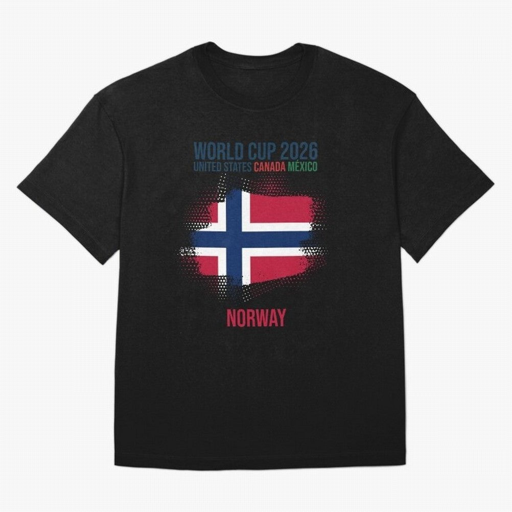 NORWAY WORLD CUP 2026 Oversized T-Shirt Celebrate Football Dreams Across FIFA World Cup 2026 Spirit, Built around Spain, Mbappe, Football Passion, Legendary Performances, Festival Vibes and Supporter Community; Built for Supporters Chasing Trophy