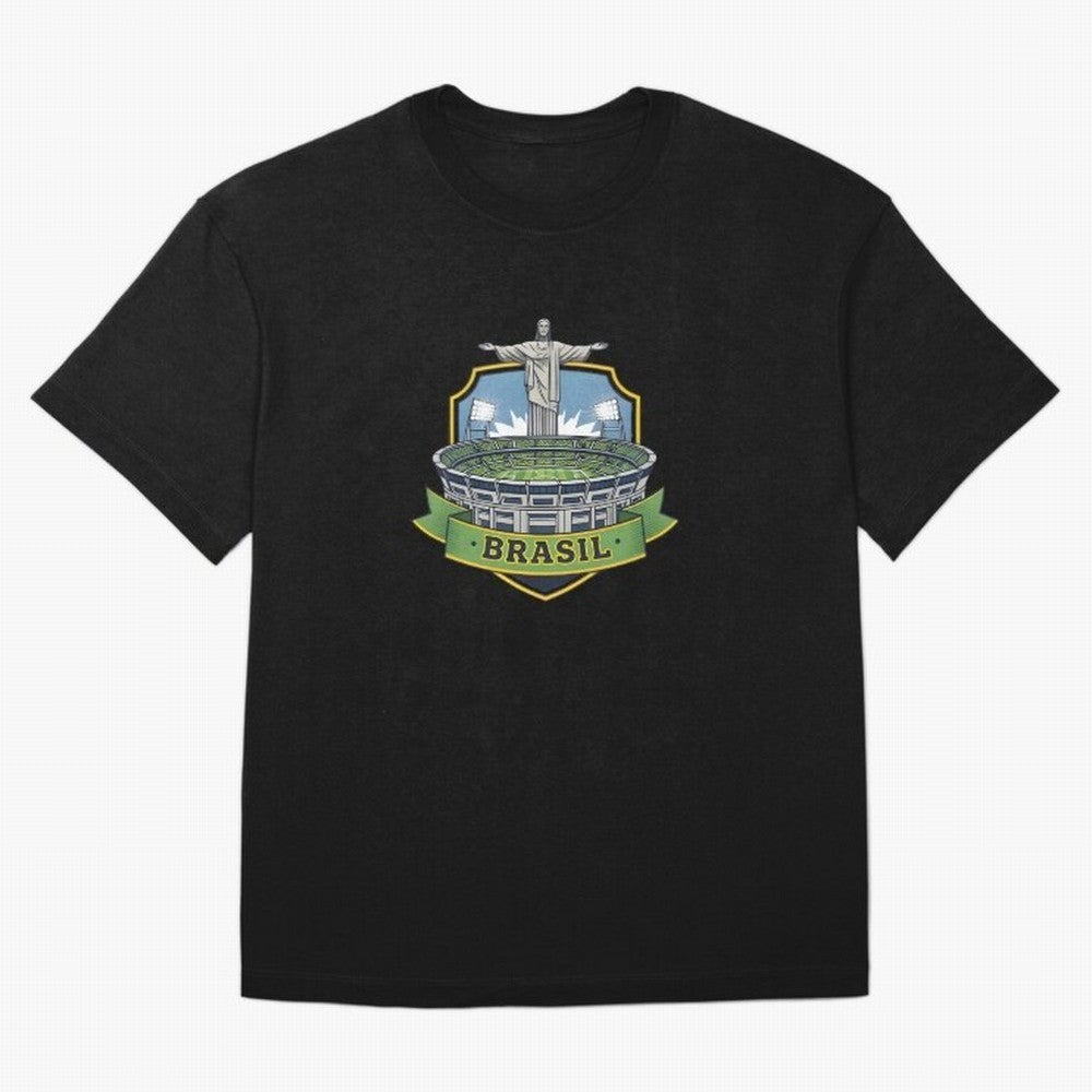 Brazil - World Cup 2026 Oversized T-Shirt Showcase FIFA World Cup 2026 USA Canada Mexico Inspired by Mbappe, Portugal, Spain and Germany Energy, Retro Football Energy, Iconic Rivalries, Trophy Chase Drama and Stadium Atmosphere; Great for Watch